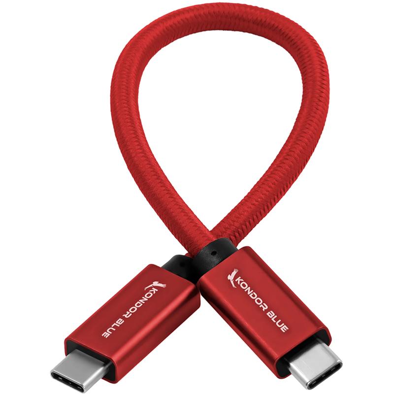 Kondor Blue USB C to USB C High Speed Cable for SSD Recording -  (8.5
